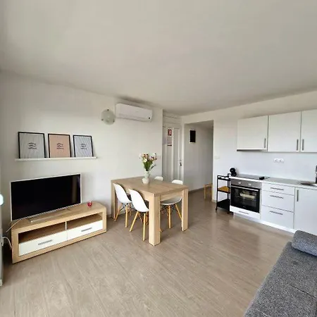 아파트 Bella Vista Blu S Pogledom Na More, Povljana, Otok Pag 포블랴나
